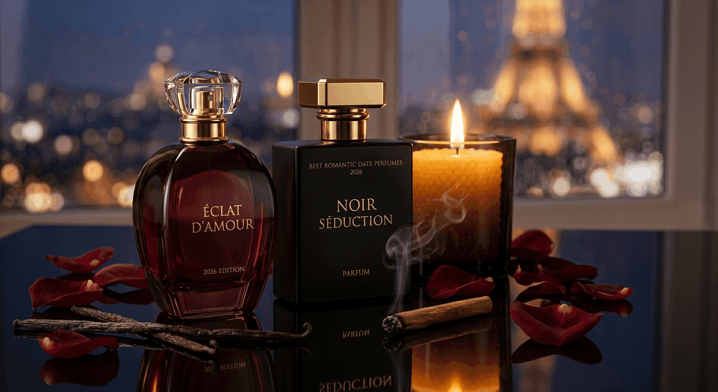 بهترین عطر برای قرار عاشقانه ۲۰۲۶ | رایحههای گرم، شیرین و اغواکننده زنانه و مردانه